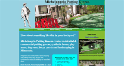 Desktop Screenshot of michelangeloputtinggreens.com