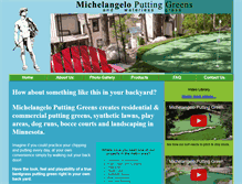 Tablet Screenshot of michelangeloputtinggreens.com